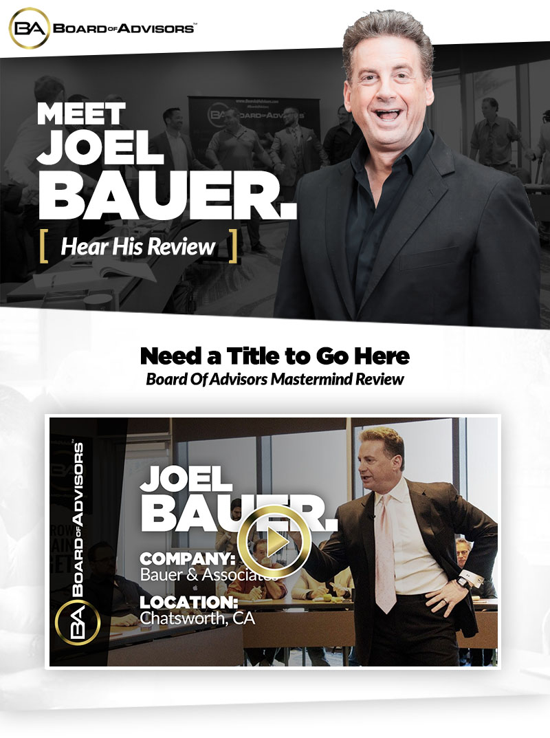 Meet Joel Bauer